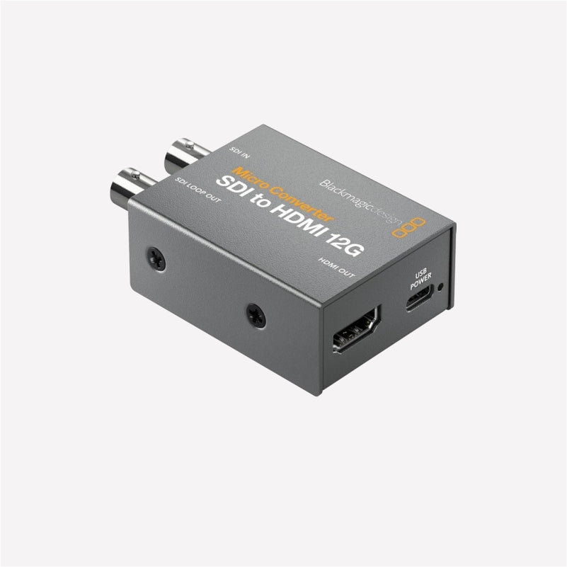 BLACKMAGIC Microconverter bidireccional SDI/HDMI 12G con fuente de poder