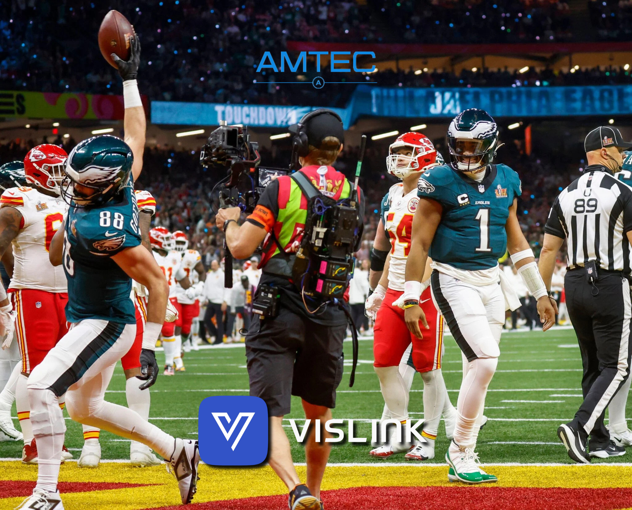 Cómo Vislink hizo posible la transmisión inalámbrica del Super Bowl LIX (y cómo esta misma tecnología estará presente en el Super Bowl LX el 8 de febrero de 2026)