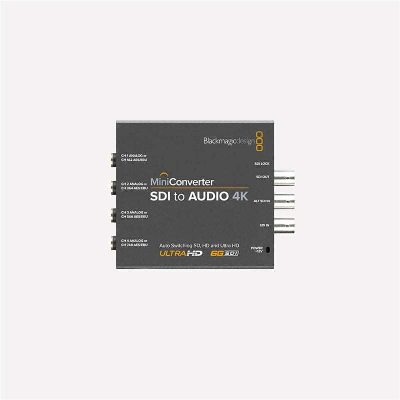 BLACKMAGIC Mini converter SDI to audio 4k