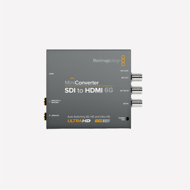 BLACKMAGIC Mini convertidor SDI a HDMI 6G